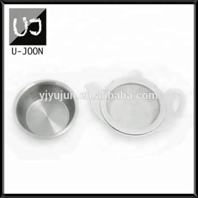 LFGB Quality Tea Pot Shape Stainless Steel Tea Strainer,Tea Infuser ,Tea Tool UJ-TI011