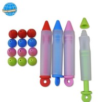 High Quality Silicone Write Pen pastry cream chocolate Decorating Syringes